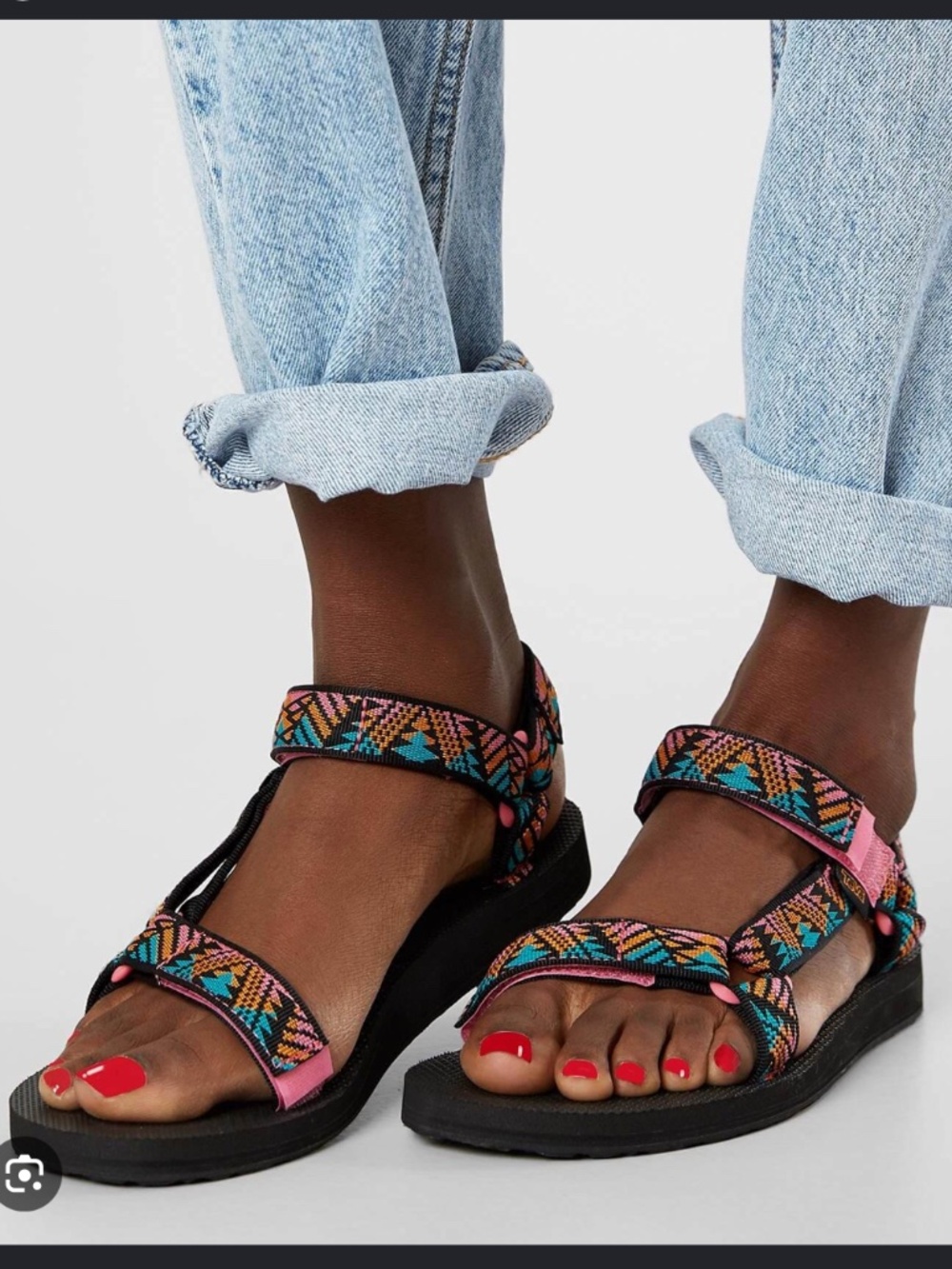 TEVA Original Universal BOOMERANG PINK LEMONADE Waterproof Sandals Women’s 9